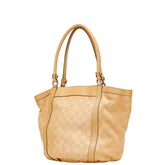 グッチ グッチシマ トートバッグ 211982 ベージュ レザー レディース GUCCI 【中古】